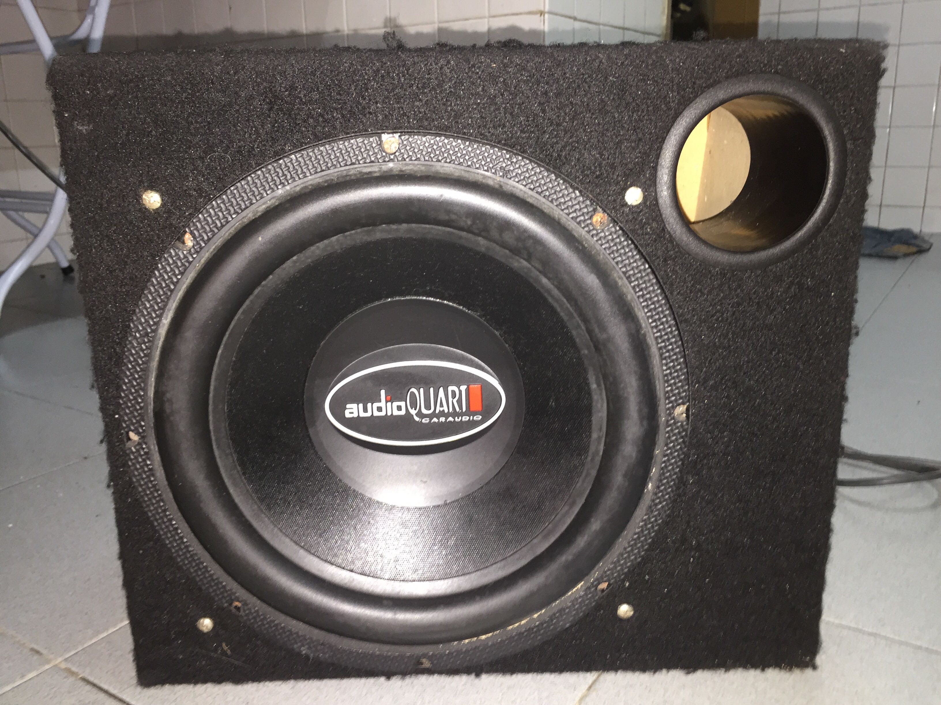 Audio quart subwoofer hot sale