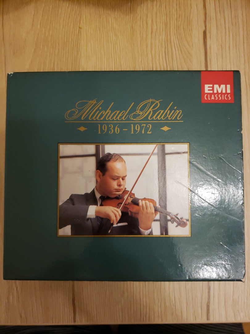 發燒CD Michael Rabin 1936-1972 拉賓的小提琴藝術（6CD, Holland 
