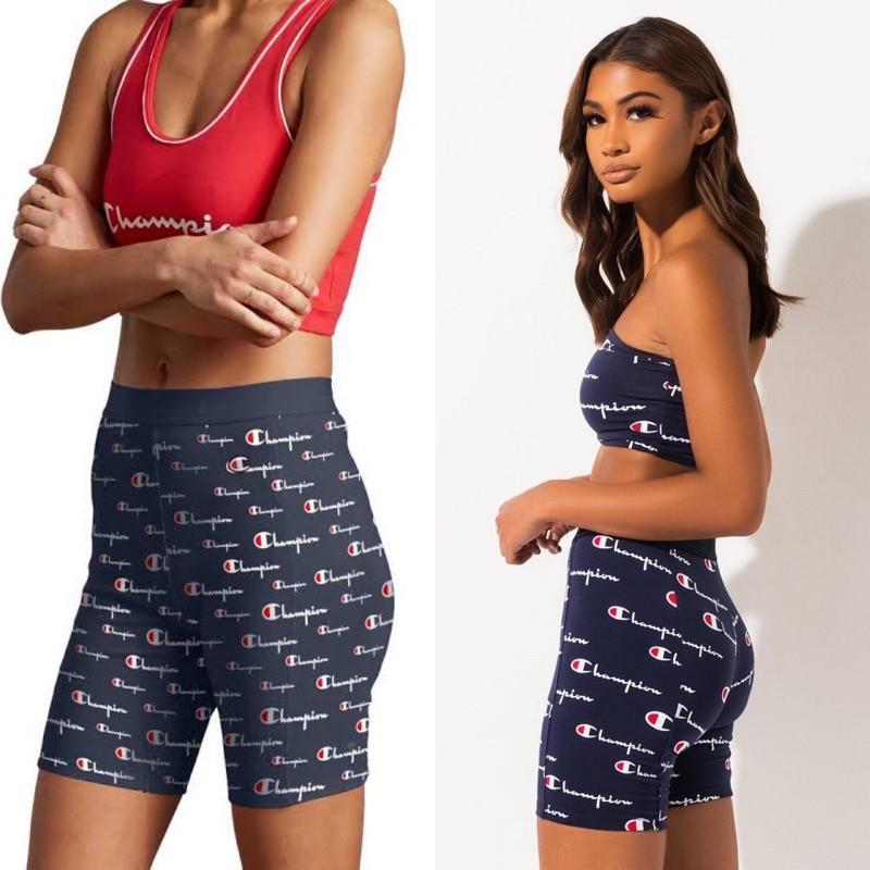 Champion biker store short set