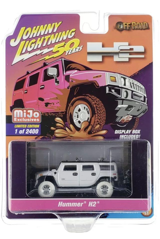 Johnny Lightning 50th Anniversary Hummer H2 Mijo Exclusive 1:64 Pink 