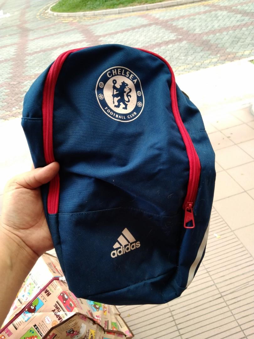 Chelsea Adidas Blue shoe boots bag Men s Fashion Bags Belt bags Clutches and Pouches on Carousell