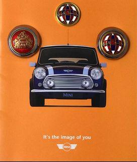 Classic Mini Bonnet & Steering Gold Plated badges