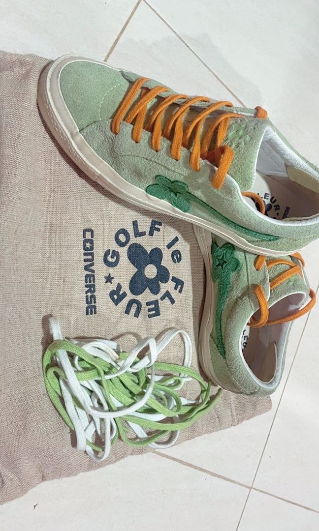 Converse golf le top fleur jade green