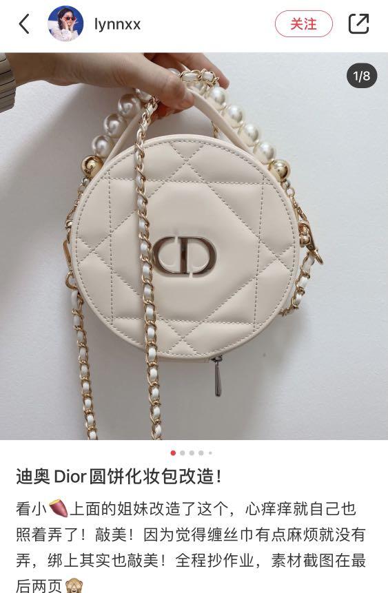 Dior Round Vanity Case with Mirror