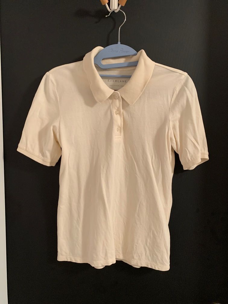 Reduced Everlane Organic Cotton Pique Polo Women s Fashion Tops Other Tops on Carousell