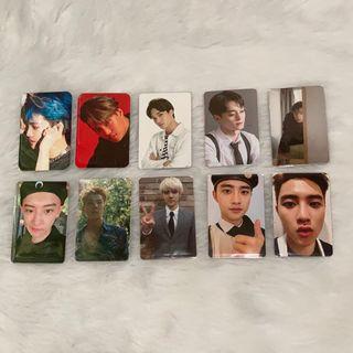 EXO Photocards Kyungsoo Kai Chanyeol Sehun Chen