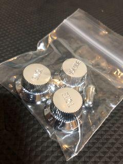 Fender stratocaster knobs chrome mirror