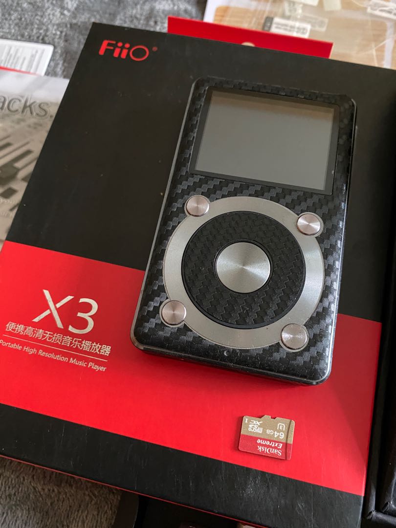 FiiO X3 Gen 2 with 64gb Sd, FiiO Q1 and Shure se215, Audio, Portable