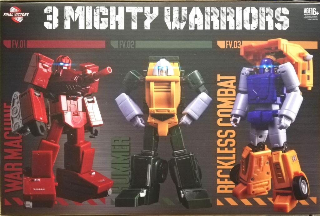 Transformers FinalVictory FV Three warriors Wardog Action Figure In Stock