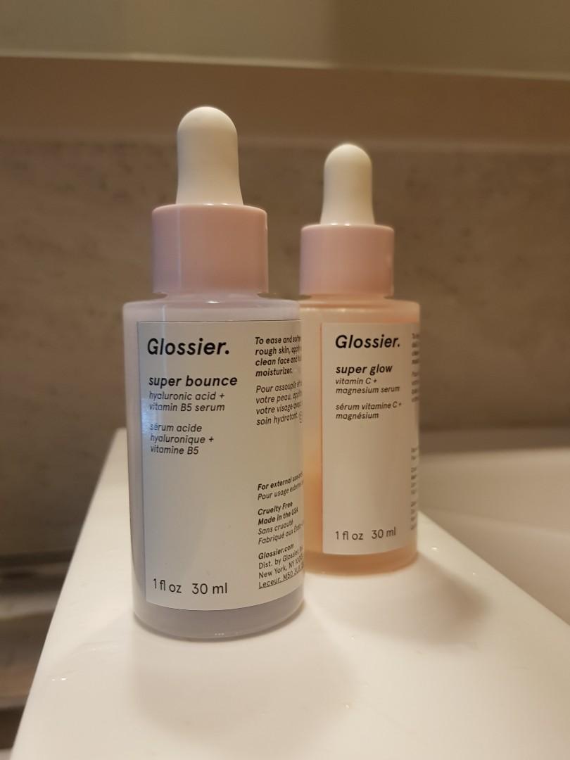 SET- Glossier Super Bounce + Super Glow Serum (Tag: Skincare ...