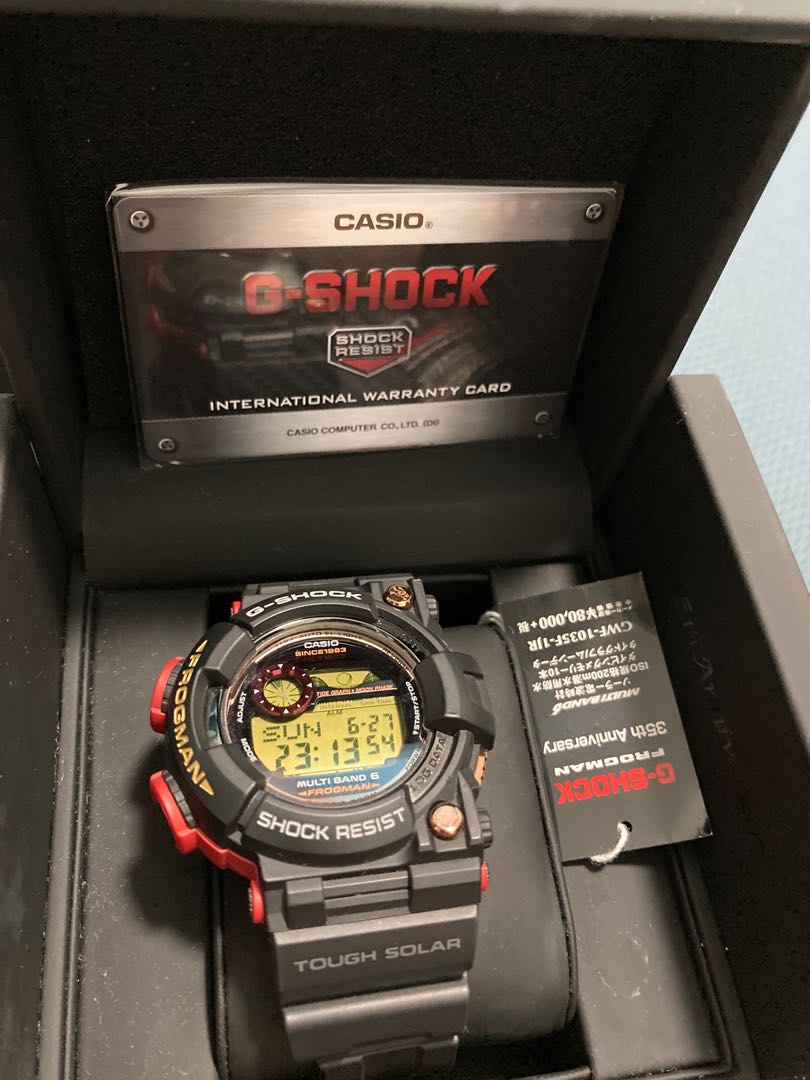 G Shock Gwf 1035f 1 Frogman 名牌 錶 Carousell