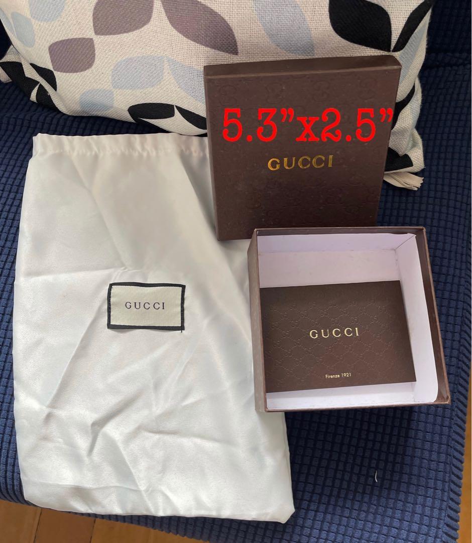 Gucci Belt Box With Dustbag No String, Luxury, Bags & Wallets On Carousell