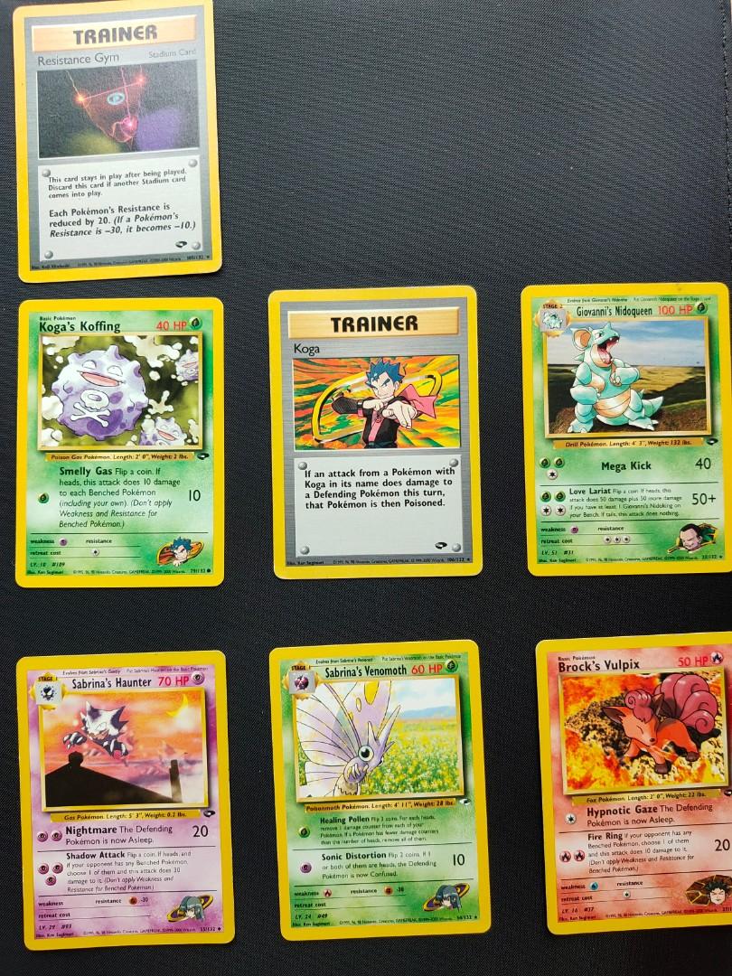 Gym Challenge Gym Leaders Set Pokemon Cards, Hobbies & Toys, Toys & Games  on Carousell