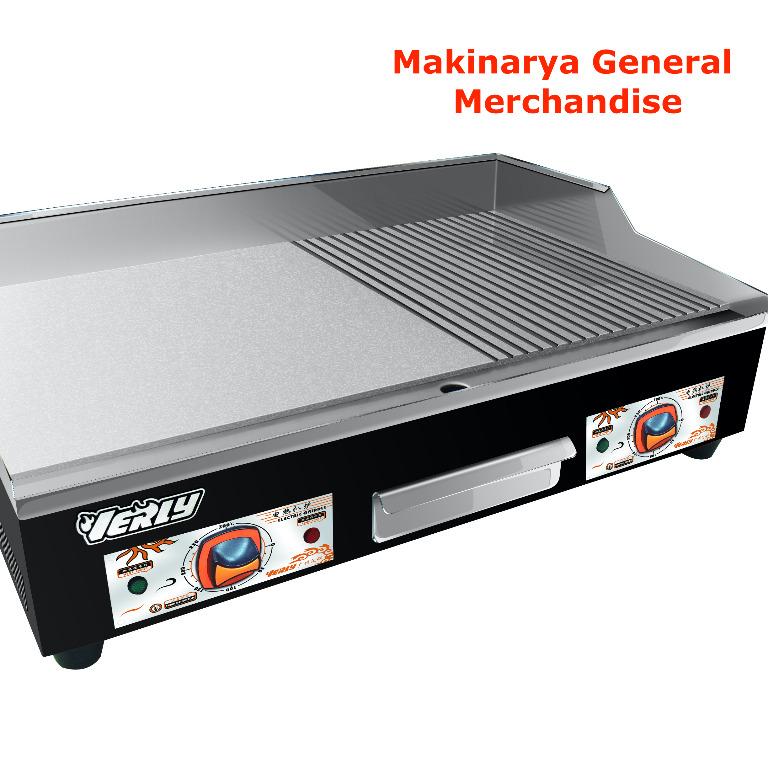 Half Flat and half groove Electric Griddle VEG-836 (Category: Other Kitchen Appliances) located in Manila. Submitted by makinaryageneral.merchandise (Listing ID 1097055237, Image 2). Description: Product Specification Material: Stainless Steel Power: 4.4kw Griddle size: 730X400X6mm Power supply: 220V-50HZ Working temp: 50-250℃ For faster transaction, call or text: 09957934923 Landline: 8-9979754 .