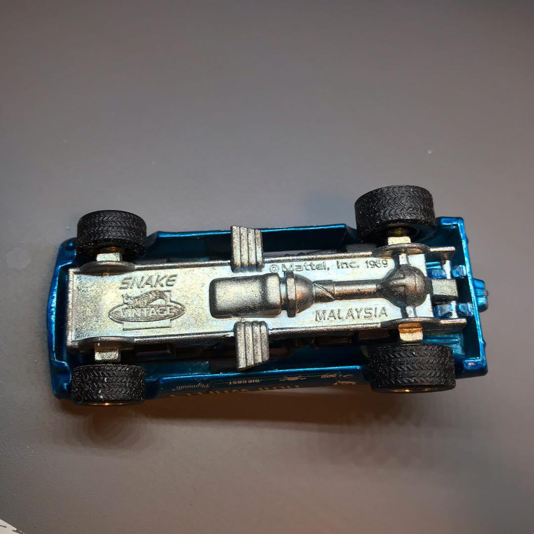 Hot wheels snake vintage 1969 top