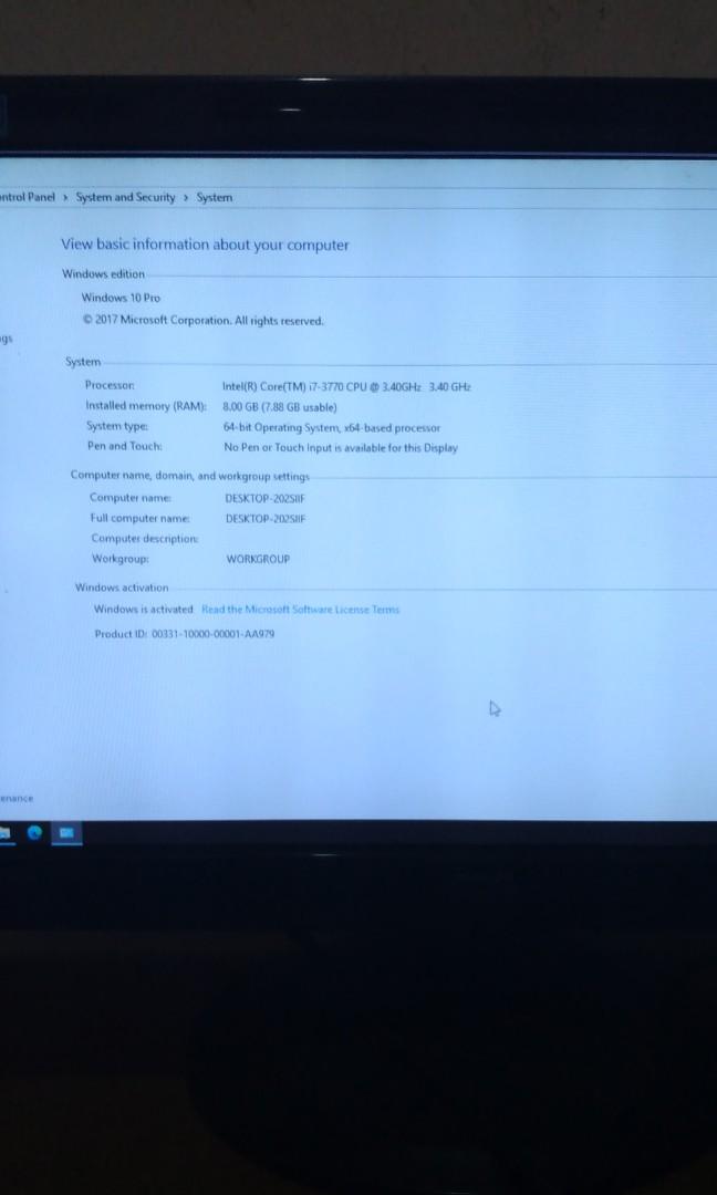 i7 3rd Gen System Unit Only (Category: Desktops) located in Mandaluyong City. Submitted by odaysmith (Listing ID 1097056887, Image 3). Description: Desktop i7 3rd Gen 8gb Ddr3 Ram 500 Gb HDD Seagate Windows10.