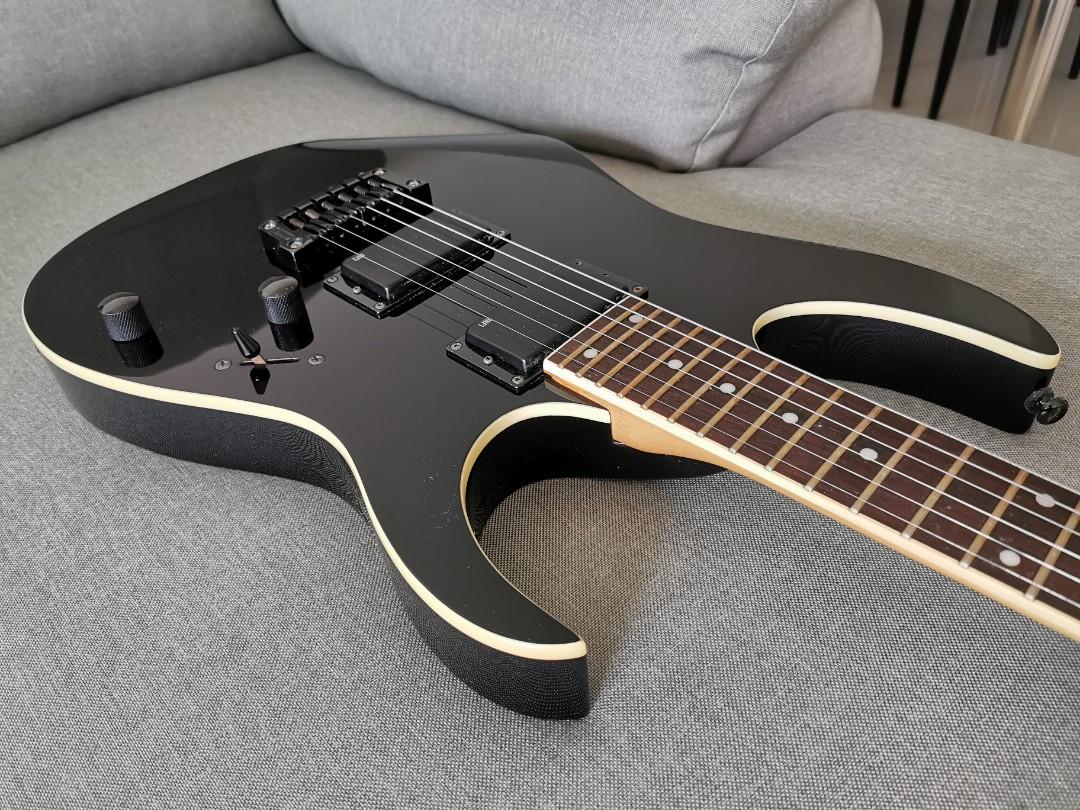 Ibanez Rgr321ex Ibanez RGR321EX Electric Guitar (Black), Hobbies & Toys, Music & Media ...