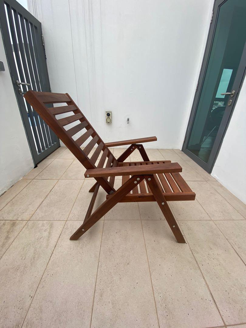 Ikea Applaro Extendable Outdoor Table with 4 Applaro chairs and tarp