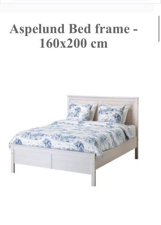 Ikea aspelund bed frame deals