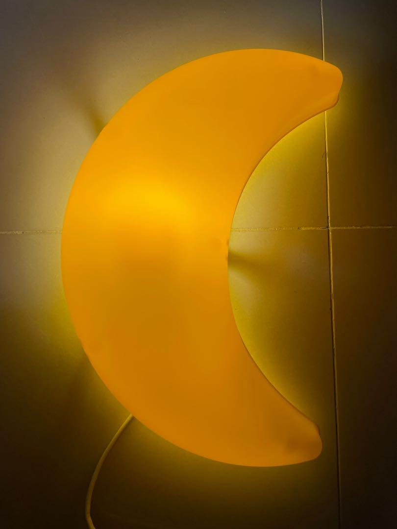 IKEA moon shape night light, Furniture & Home Living, Lighting & Fans