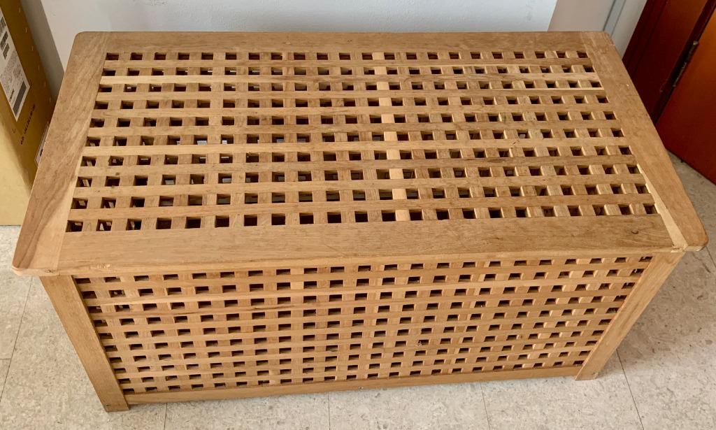 Ikea Wooden Storage Chest Box Table, Wooden Blanket Box Ikea