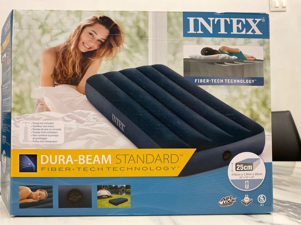 Intex Air Bed single, Furniture & Home Living, Furniture, Bed Frames