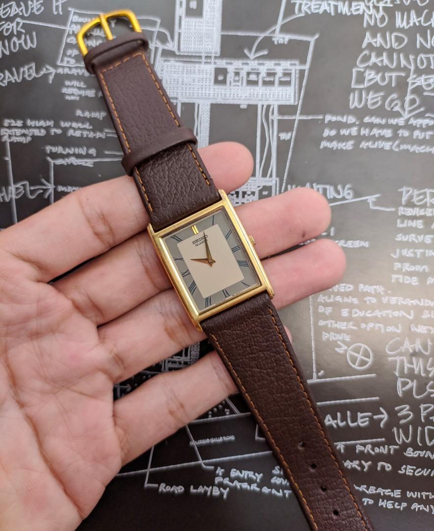 jam tangan seiko tank cartier 5p30 dress watch vintage jadul omega, Barang  Mewah, Jam Tangan di Carousell