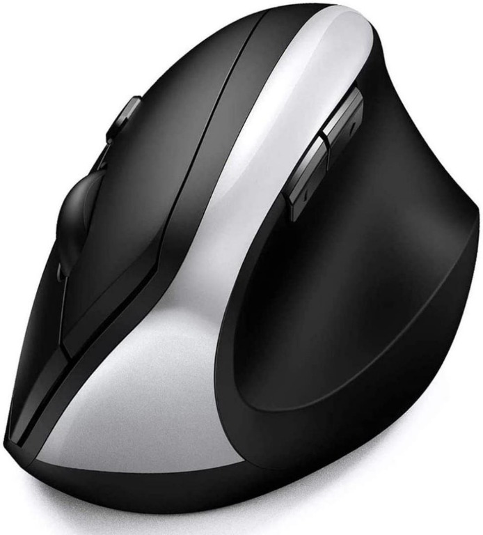 Jelly Comb Ergonomic Bluetooth Mouse, Vertical Mouse 2400DPI Multi