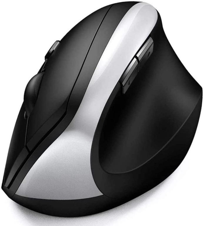 Jelly Comb Ergonomic Bluetooth Mouse, Vertical Mouse 2400DPI Multi