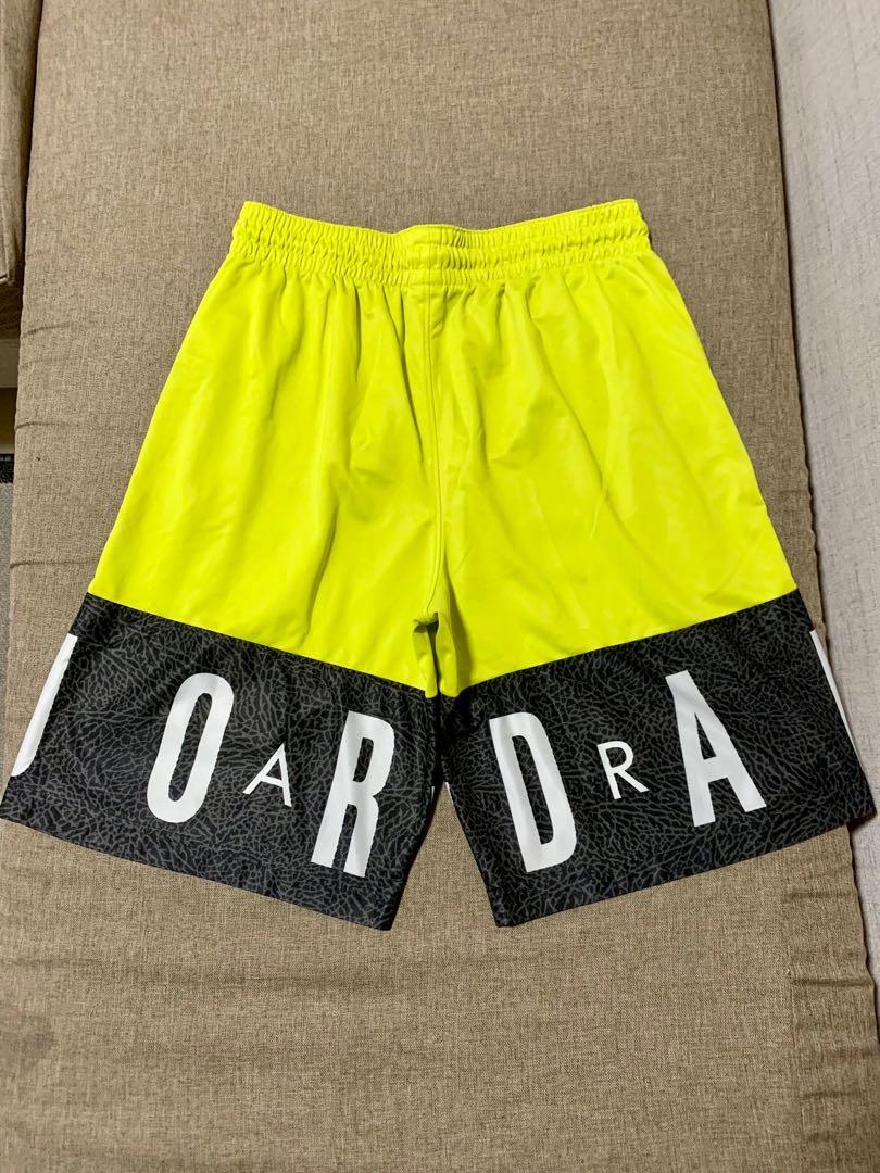 Jordan Lime Green Basketball Shorts Dri 