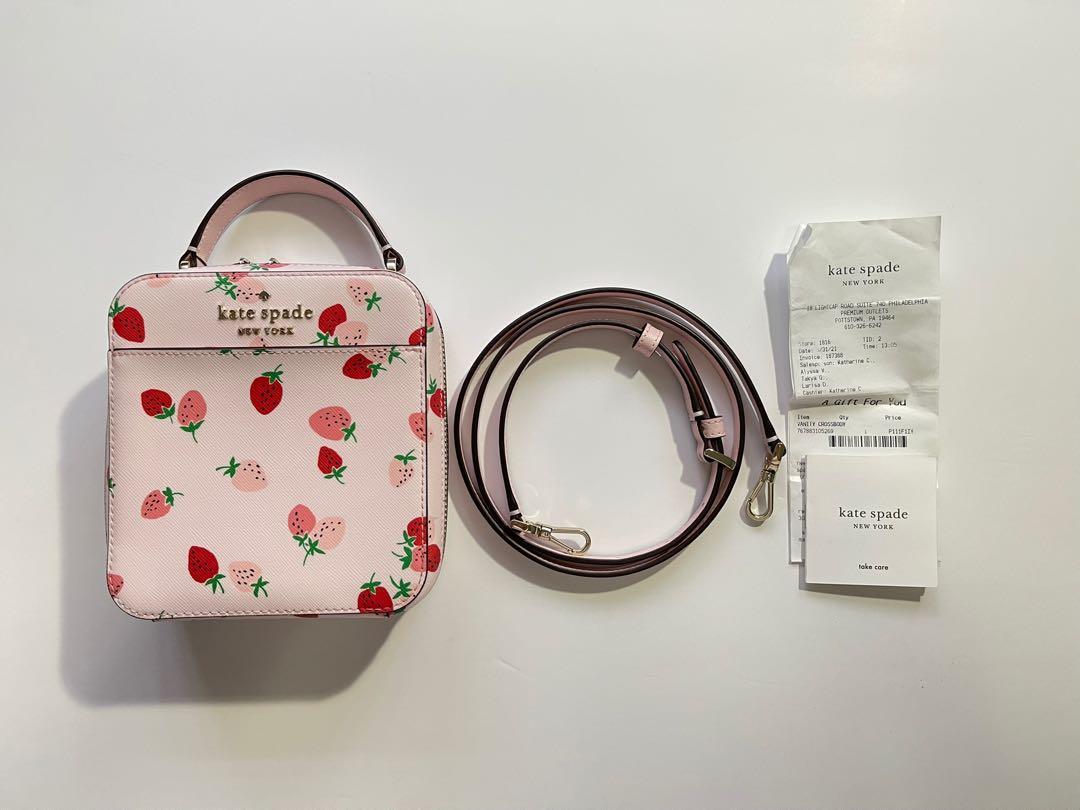Kate Spade Daisy Strawberries Vanity Bag, Women's Fashion, Bags & Wallets,  Cross-body Bags on Carousell