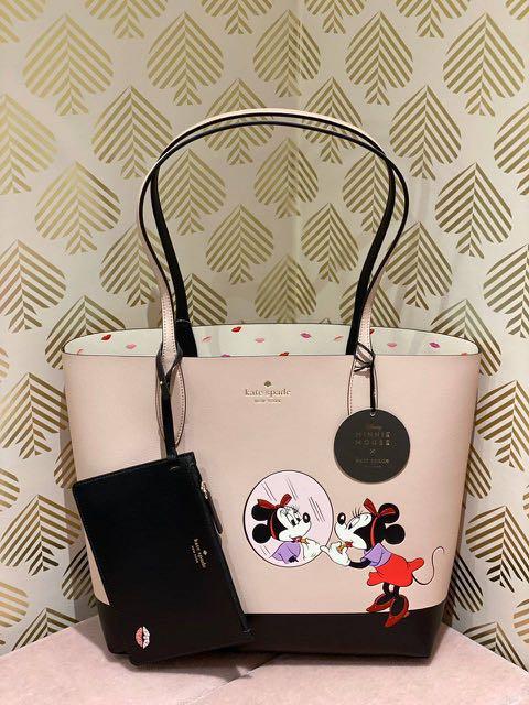 Kate Spade Minnie Large Reversible Tote in Pale Vellum Multi, Luxury, Bags  & Wallets on Carousell