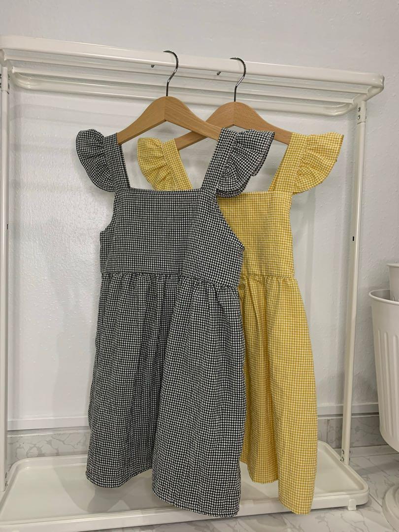 Gingham pinafore new arrivals