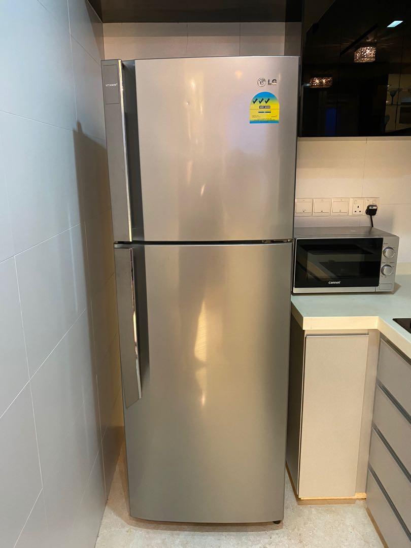 LG 2-door upright fridge & freezer, TV & Home Appliances, Kitchen ...