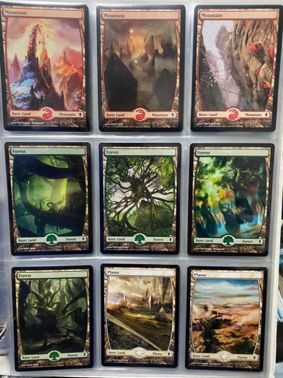 Magic The Gathering Zendikar Full Art Land Set, Hobbies & Toys, Toys ...