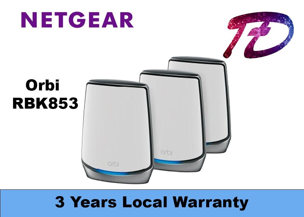 NETGEAR Orbi RBK853 Ultra-Performance Tri-band Mesh WiFi 6 System