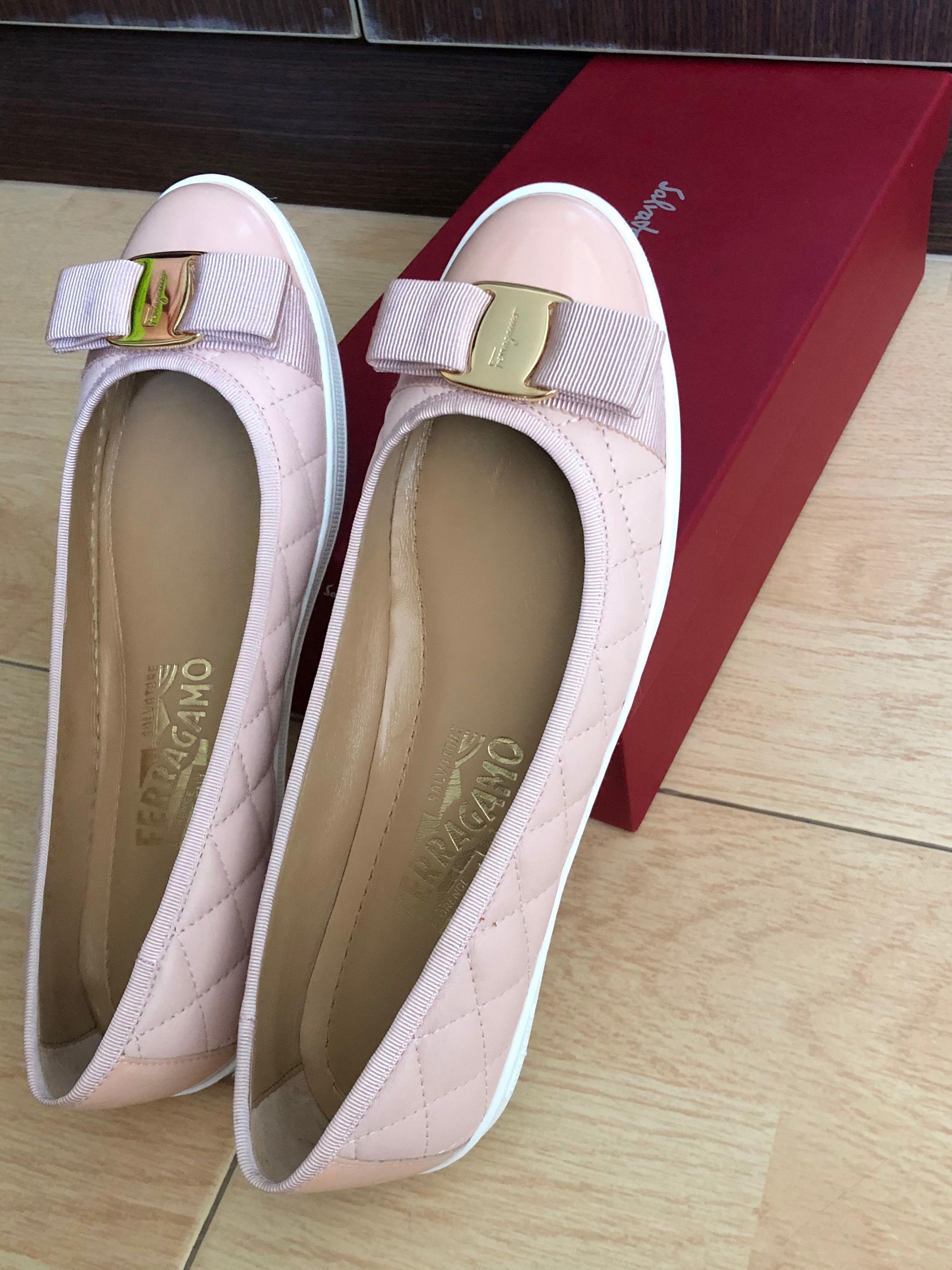 Salvatore ferragamo rufina quilted flats sale