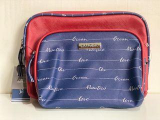 NEW! NAUTICA 2-PC TRAVEL MAKEUP POUCH COSMETIC ORGANIZER KIT CASE SALE
