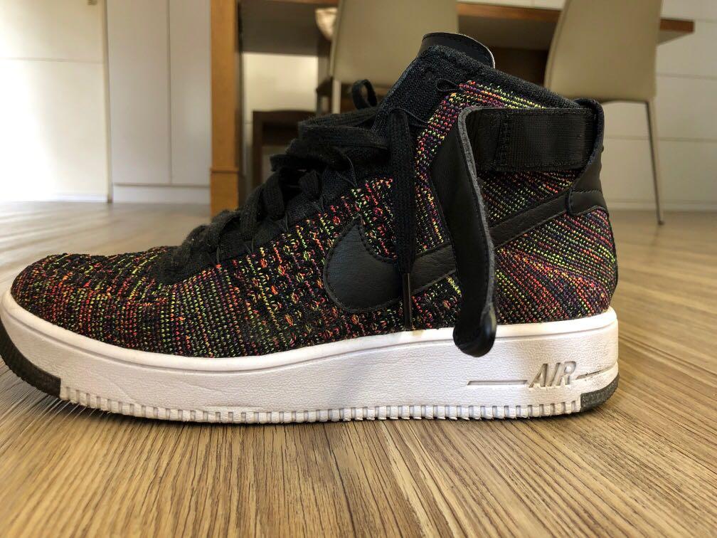 Nike Air Force 1 High Flyknit Multicolor Men s Fashion Footwear