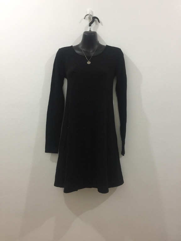 Old navy black long clearance sleeve dress