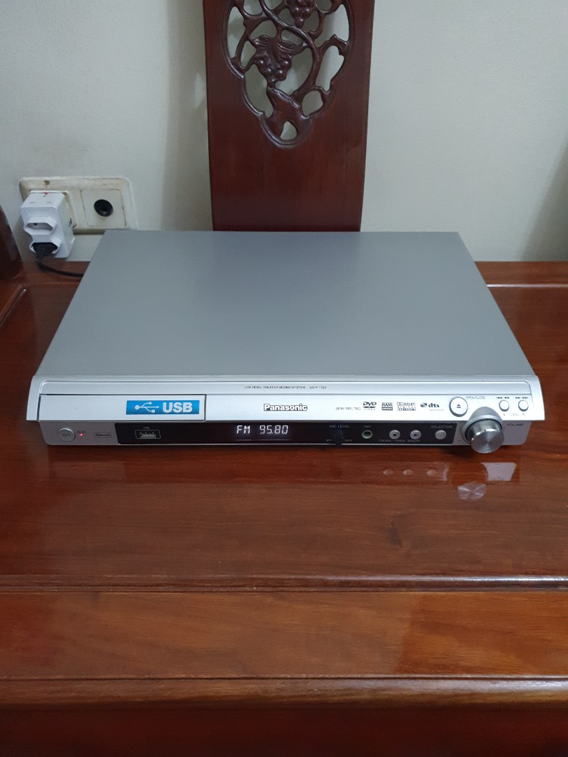 Panasonic DVD Home Theater Sound System SAPT150, TV & Home Appliances