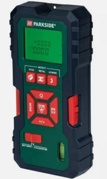 Parkside multifunction detector with shop laser range finder