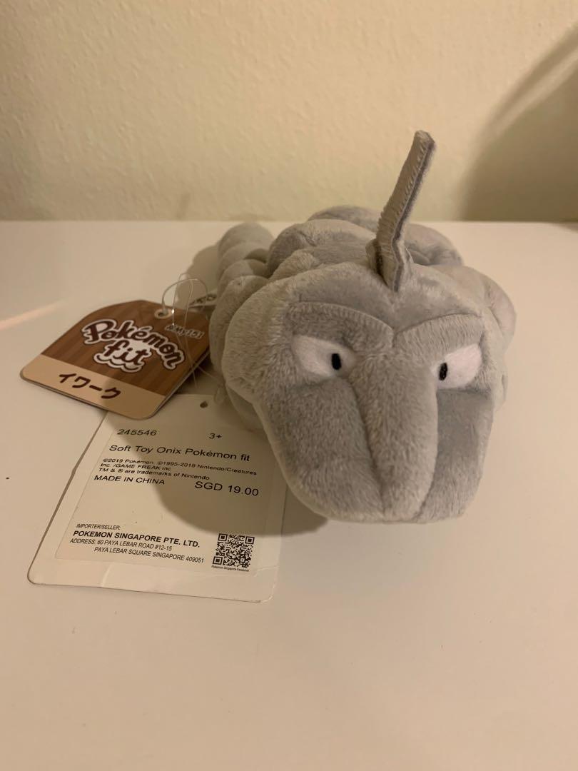 Free Mailing Pokemon Center My151 Pokemon Fit Onix Soft Toy Plush Hobbies Toys Toys Games On Carousell