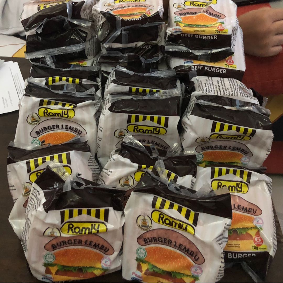 Ramly Burger Patties Beef Food Drinks Chilled Frozen Food On Carousell