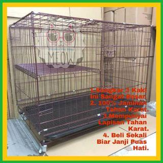 2 Locks Cat Cage for cats and dogs - Sangkar kucing - Pet cages 