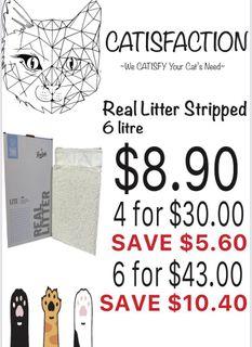 Real Litter Tofu Crushed/Strip