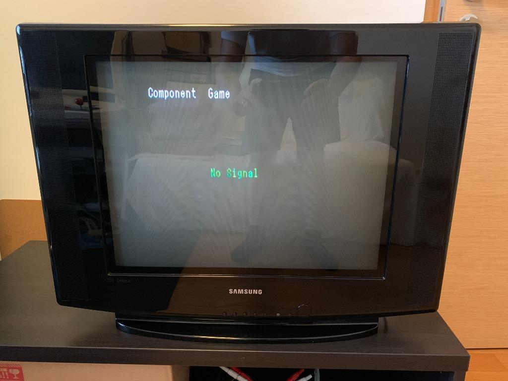 Samsung 21" CRT TV as new, with component input for retrogaming, TV