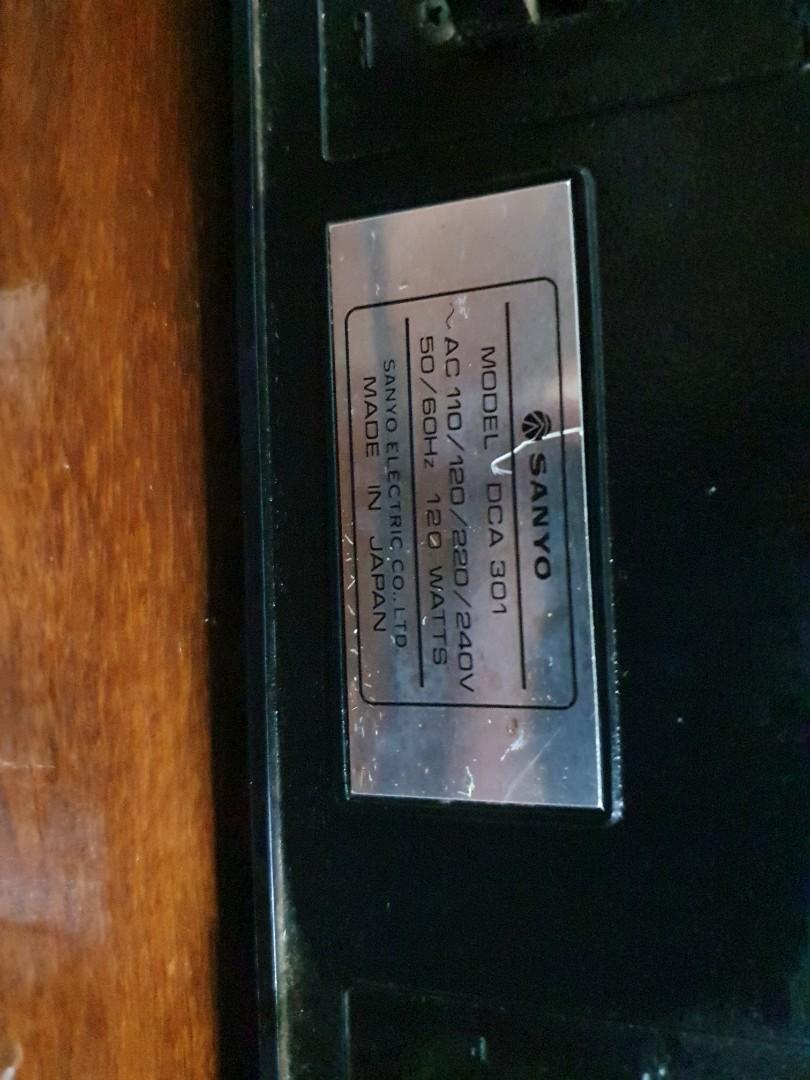 Amplificatore Sanyo DCA-411 Vintage - Audio/Video In vendita a Napoli