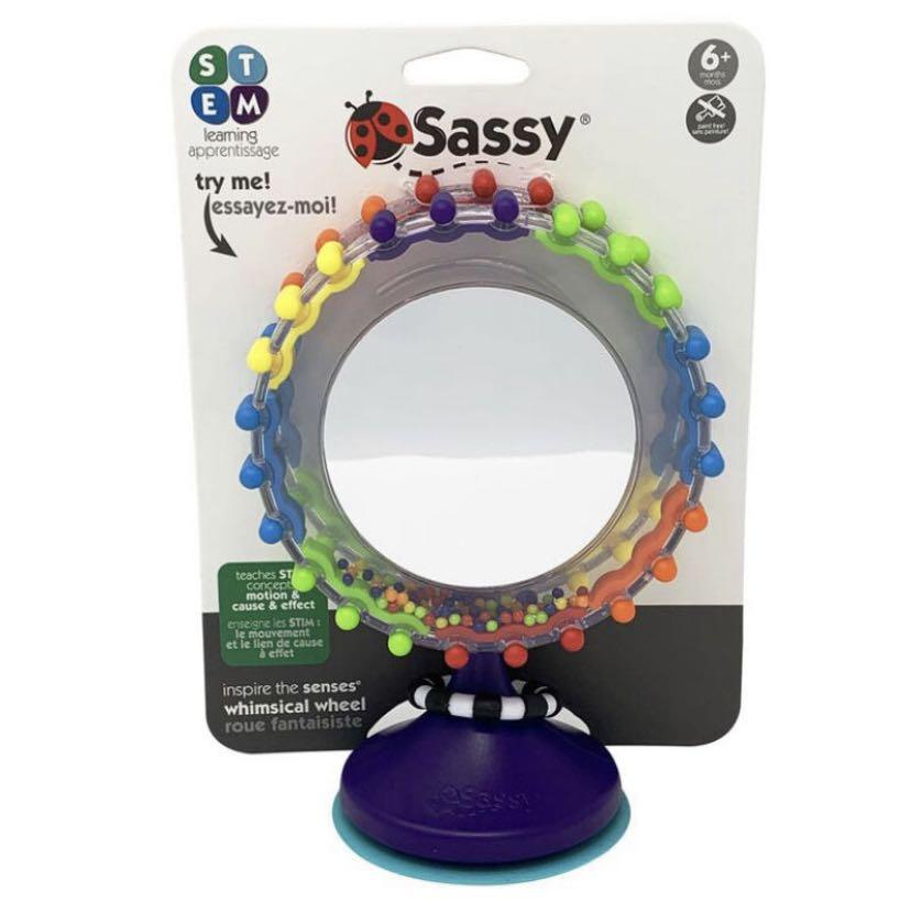 Sassy Whimsical Wheel highchair suction STEM toy Babies Kids