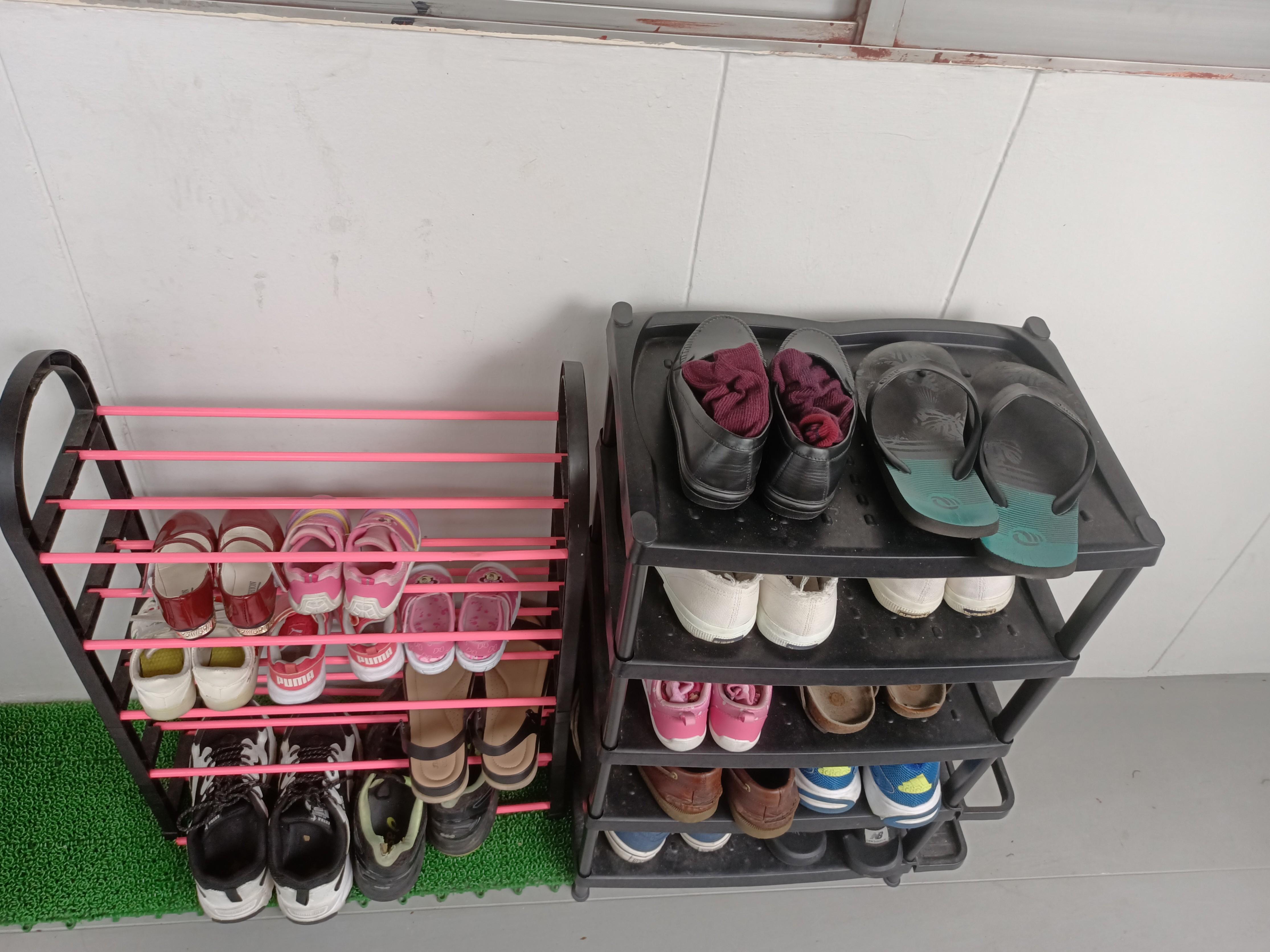 Shoe racks 2 for 10 Furniture Home Living Outdoor Furniture on Carousell